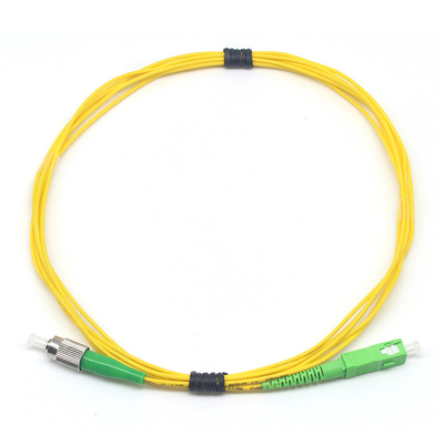 FC APC naar SC APC Fiber Optic Patch Cord SX SM G657a2 2.0MM