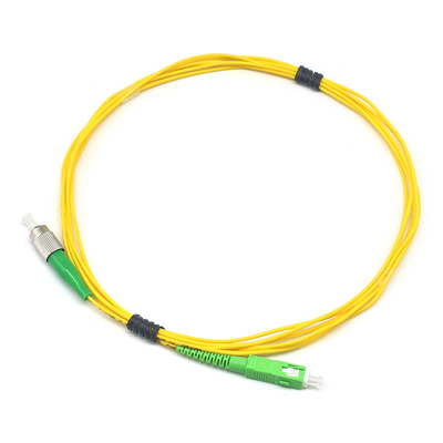 FC APC naar SC APC Fiber Optic Patch Cord SX SM G657a2 2.0MM
