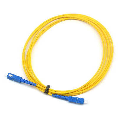 Simplex glasvezel patch cord SC UPC naar SC UPC SM PVC binnen