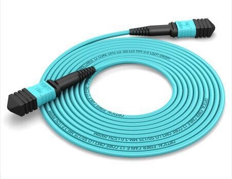 OM3 Mpo tot Mpo glasvezelkabel Indoor Data Center Waterdicht Mtp Patch Cord
