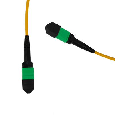 12F MPO Patch Cord 3mm LSZH Out Jacket PVC OFNR Outdoor Voor Netwerk