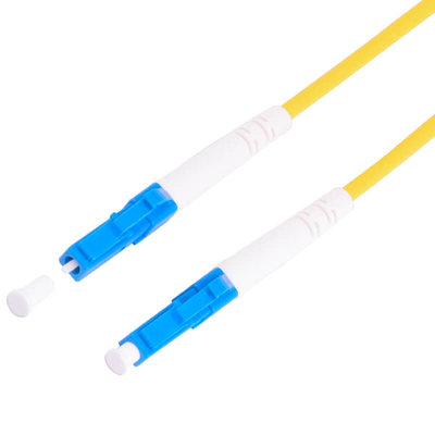 G657A2 LC tot LC Simplex glasvezel patch kabel met 2,0 mm gele PVC jas