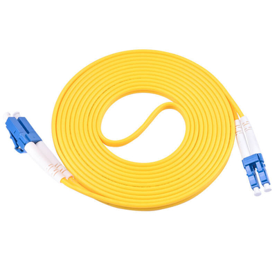 Duplex LC UPC- LC UPC Fiber Optic Jumper Cord Siglemode 3,0 mm