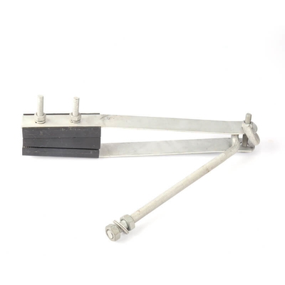 Aluminium legering optische kabel Anker Klem voor 4 geleiders naar paal of muur
