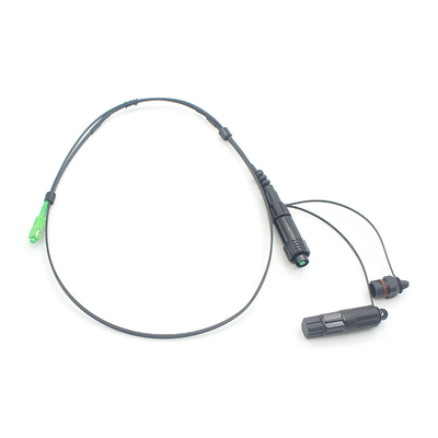 2 in 1 SC APC Fast Connector FTTH Drop Patch Cable IP68 bescherming