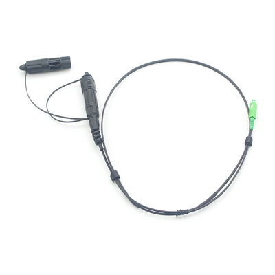 2 in 1 SC APC Fast Connector FTTH Drop Patch Cable IP68 bescherming