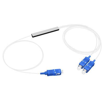 1X2 SC UPC LSZH Glasvezel PLC Splitter 0,9mm Mini Steel Tube