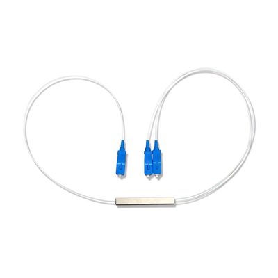 1X2 SC UPC LSZH Glasvezel PLC Splitter 0,9mm Mini Steel Tube