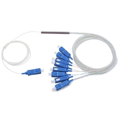 PVC LSZH Glasvezel PLC Splitter Mini Type 1m, 1.5m Met SC UPC Connector