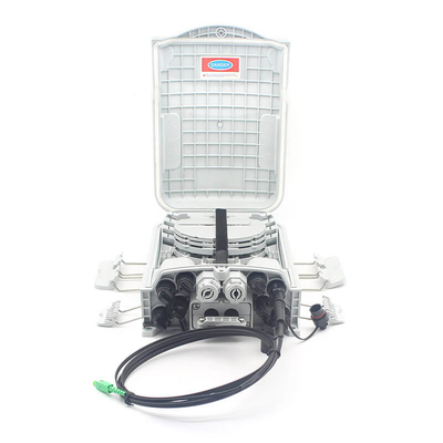 FTTH glasvezel 8 poort waterdicht terminal voor zowel binnen als buiten IP65 waterdicht