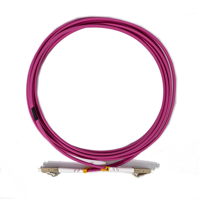 LC-PC in de binnenruimte Duplex Multimode Fiber Optic Patch Cord 3,0 mm