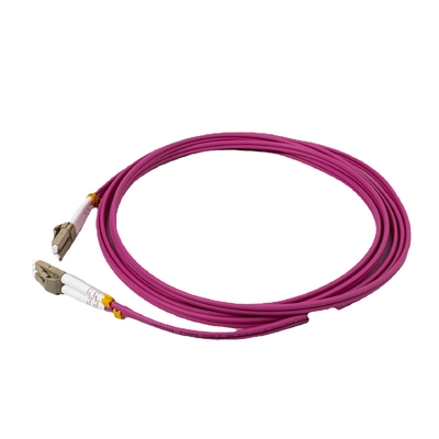 LC-PC in de binnenruimte Duplex Multimode Fiber Optic Patch Cord 3,0 mm