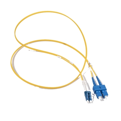 SM Duplex LC UPC tot SC UPC Glasvezelpatchkabel 2.0 mm, G657A1, 3 meter