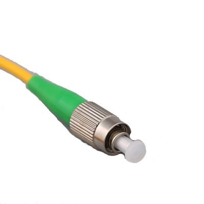 Innenruimte SC UPC tot ST UPC 9/125μm Glasvezelpatchkabel LSZH Singlemode Simplex