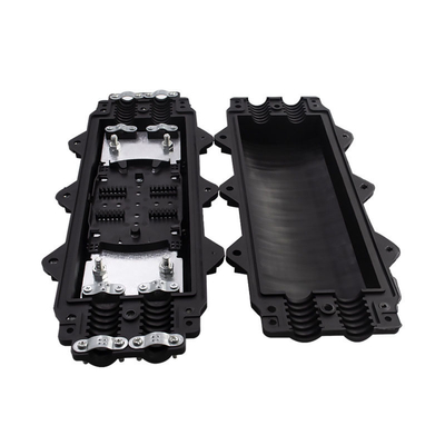 12-aderige horizontale glasvezel lasmof 2 in 2 uit