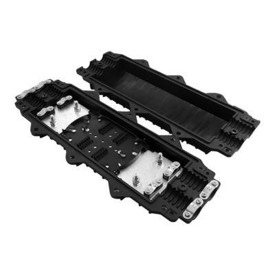 12-aderige horizontale glasvezel lasmof 2 in 2 uit