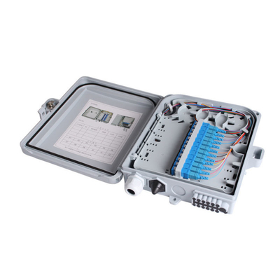12 kernen FTTH glasvezel distributie doos voor buitenmuurmontage