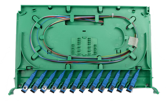 2U 19 inch 12/24 Core Full Box Glasvezel Distributie Frame Patch Panel ODF