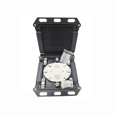 Mini Vierkante Type Glasvezel Lasdoos 2 In 2 Uit voor 12-24 Vezels met ABS+PC Materiaal