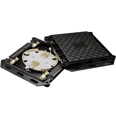 Mini Vierkante Type Glasvezel Lasdoos 2 In 2 Uit voor 12-24 Vezels met ABS+PC Materiaal