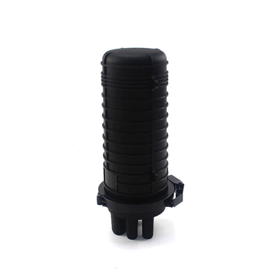 144F Capaciteit Glasvezel Splice sluiting Zwarte hitte afdichting dop Type 3 In 3 Out