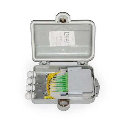 Outdoor PC ABS Case Glasvezel Splitter Distributie doos 8 Kernen