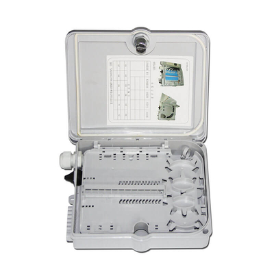 12 Core Fiber Optic Distribution Box voor FTTX-netwerken Max 12 FTTH Drop Output