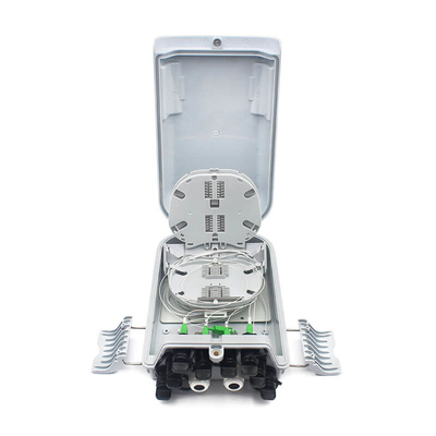 Inwendige wandmontage glasvezel distributie doos 8 kernen waterdicht IP55