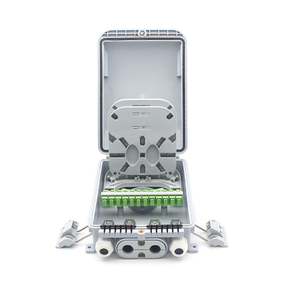 12 poorten Mini SC optische vezel terminatie doos Flip-up cover Voor FTTx FTTA-systeem