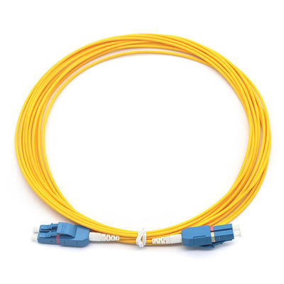 Duplex LC UPC naar LC UPC glasvezel patch cord voor Single Mode Uniboot