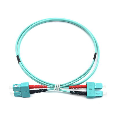 LSZH Duplex Fiber Optic Patch Cord SC PC naar SC PC OM3 Multimode