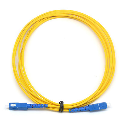 Simplex glasvezel patch cord SC UPC naar SC UPC SM PVC binnen