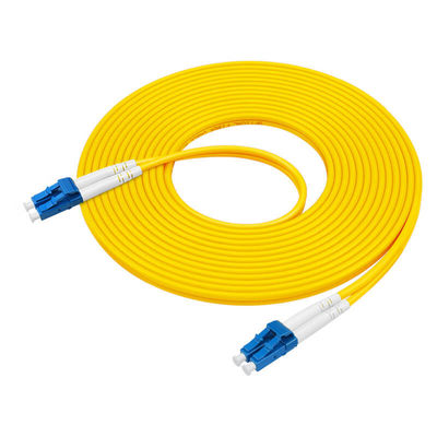 Duplex LC UPC- LC UPC Fiber Optic Jumper Cord Siglemode 3,0 mm
