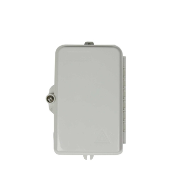 6 Kern Fiber Optische Verdeeldoos Witte Behuizing ABS Voor Buitengebruik
