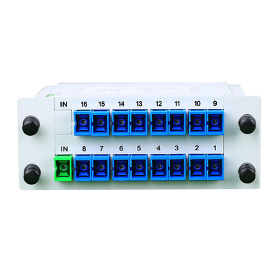 FTTH 1:16 PLC-splitter met glasvezelcassette