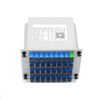 1: 32 1,5 m PLC splitter SC UPC cassette type in EPON BPON en GPON netwerk