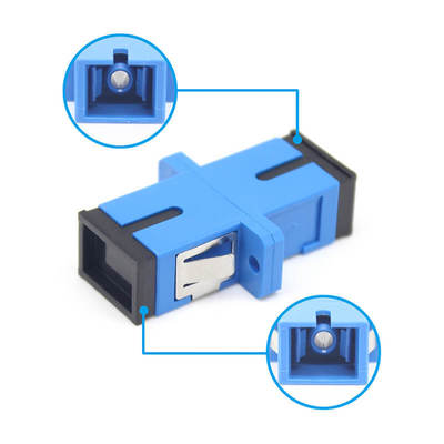 SC UPC Simplex Glasvezel Adapter met flens 0.2dB Invoegverlies