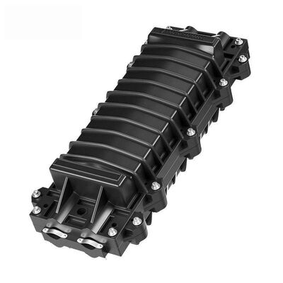 Buiten waterdicht 24/48 kernen glasvezel splice sluiting met 2 In 2 Out Ports en ABS + PC plastic constructie