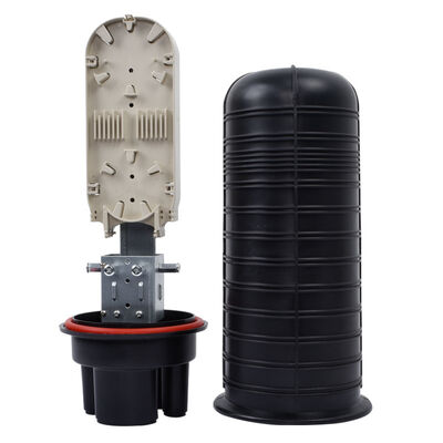 Dome-type IP68 verbindingssluiting voor glasvezelkabel met 48/96/144 kernen en 24/48/72/96/144/288F capaciteit