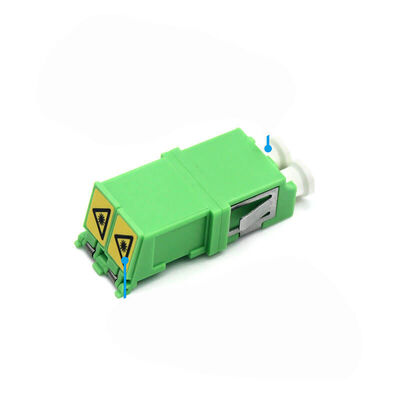 Telecommunicatie LC APC Duplex Glasvezel Adapter met Flip Auto Shutter