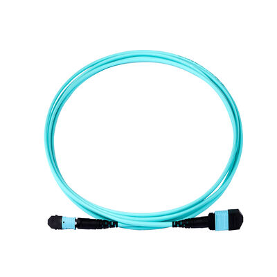3,0 mm MPO naar MPO glasvezel patchkabel met hoge snelheid 100 Gbps, laag invoegverlies ≤0,5 dB en multi-core ondersteuning 8-44 vezels