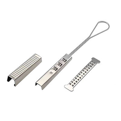 201 roestvrij staal 1 - 2 paar FTTH Hardware Drop Wire Spanning Clamp