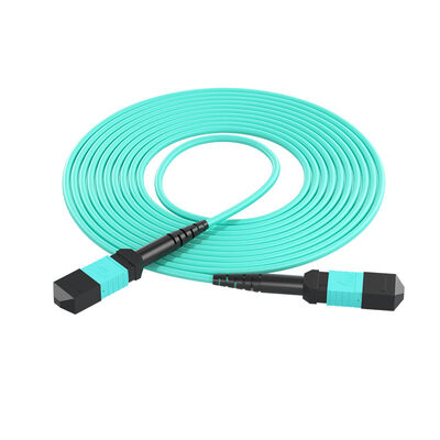 8F/12F/16F/24F MPO-MPO OM3/OM4 Multimode Fiber Patch Cord 1m/2m/3m/5m/10m
